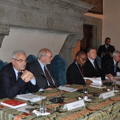 Avv.Paolini, Dott.Ostellino, Mons. Mupendawato, Dott. Delai