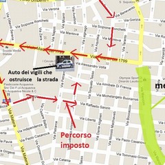 Percorso segnato da un lettore