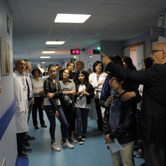 Carlo Centonze dona gli scatti d'amore al reparto di Neurologia dell'Ospedale "Perinei"