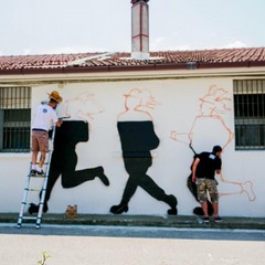 Street art alla caserma dell'Esercito