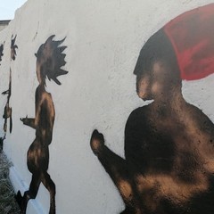 Street art alla caserma dell'Esercito