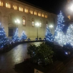 Allestimento in piazza Duomo