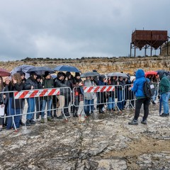 Studenti alla Cava dei Dinosauri