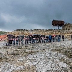 Studenti alla Cava dei Dinosauri