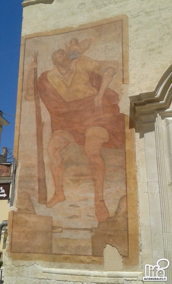 Chiesa di san Biagio - dipinto di San Cristoforo