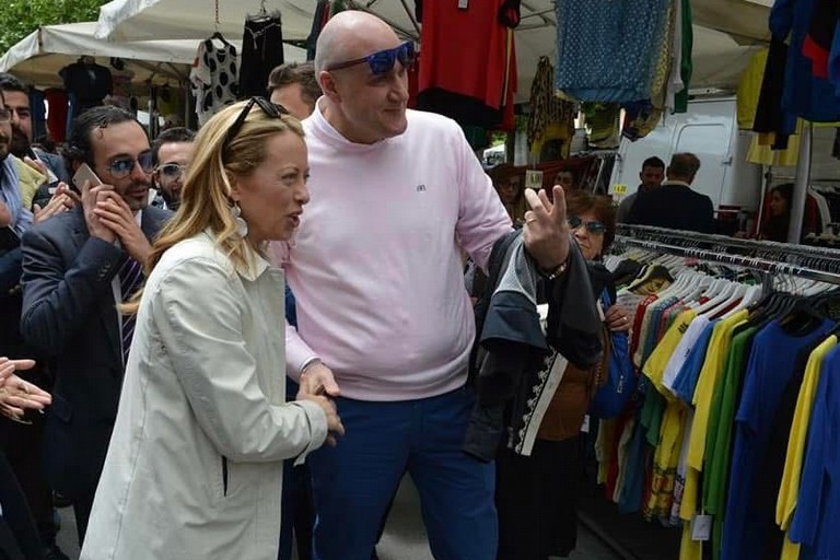Nicola Fedele Loizzo con Meloni