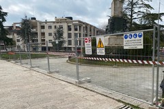 Inizio dei lavori in una villetta di piazza Zanardelli