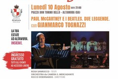 Altamura in scena 2026: Gianmarco Tognazzi in "Paul McCartney e i Beatles"