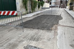 Antica fornace in via Castelli, la strada è stata ri-asfaltata