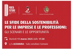 Convegno su “Le sfide della sostenibilità per le imprese e le professioni”