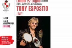 Altamura in scena 2026: spettacolo con Tony Esposito