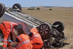 Incidente su Altamura - Foresta Mercadante, auto fuori strada