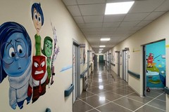Nella Neuropsichiatria infantile un murale di "Inside out"