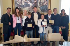 Sport: Michele Matera, Saverio Carone e Pina Cirasola premiati al Comune
