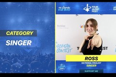 La voce di Ross alle finali del Tour Music Fest