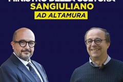 Domani il Ministro della Cultura Sangiuliano ad Altamura a sostegno di Giovanni Moramarco Sindaco