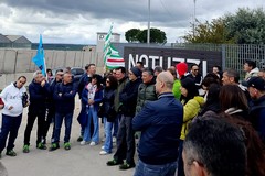 Manifestazioni sindacali di protesta alla Natuzzi