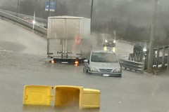 Maltempo, Sp La Tarantina allagata