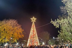 Villaggio di Natale nella villa comunale