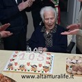 Auguri alla signora Antonietta, oggi 105 anni