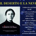 Nell’Auditorium del SS. Redentore va in scena “Il deserto e la neve”