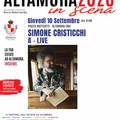 Altamura in scena 2026:  Simone Cristicchi in "A-Live"