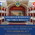 Lions: concerto dell'Orchestra sinfonica della Città metropolitana, per solidarietà a Emilia Romagna