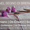 Nel segno di Brera: in mostra i dipinti di Addamiano, De Cosmo e Scazzosi