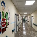 Nella Neuropsichiatria infantile un murale di "Inside out "