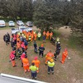 Esercitazione di protezione civile nella Foresta Mercadante