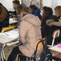 Alunni al freddo al  "Viti Maino "