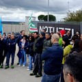 Manifestazioni sindacali di protesta alla Natuzzi
