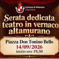 Serata dedicata al teatro in dialetto altamurano