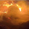 Incendio di rotoballe ad Altamura