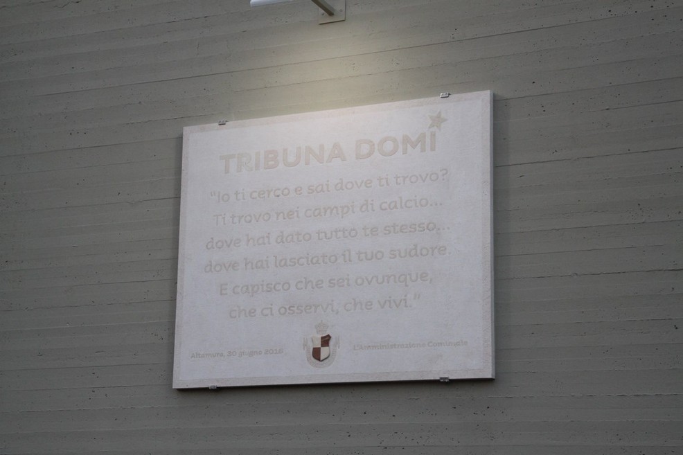 Targa Tribuna Domi Martimucci