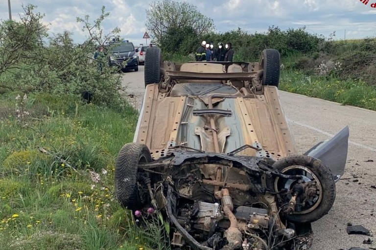 Incidente mortale - foto Vigili del fuoco