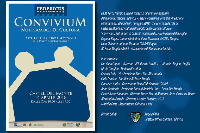 CONVIVIUM - NUTRIAMOCI DI CULTURA