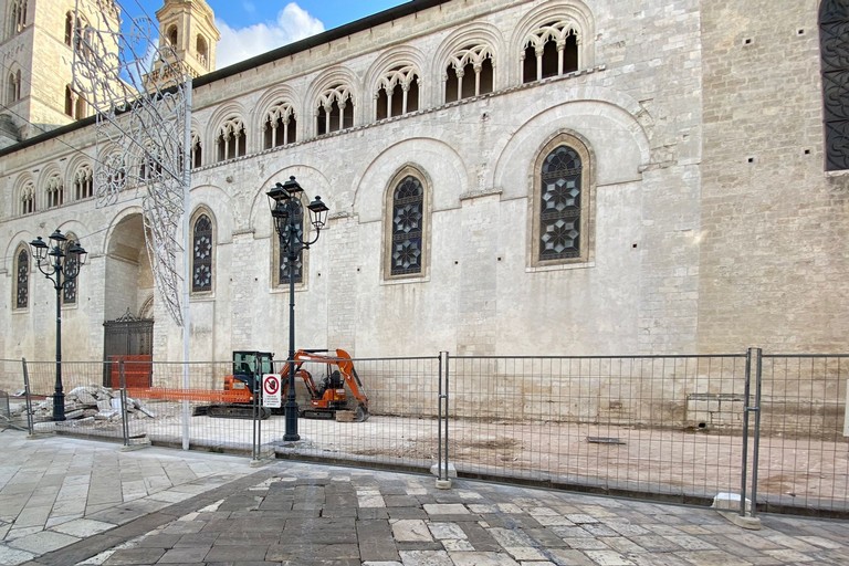 Lavori in piazza Duomo