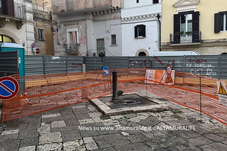 Lavori in piazza San Giovanni