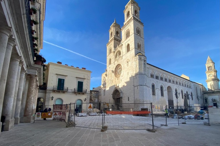 Lavori in piazza Duomo