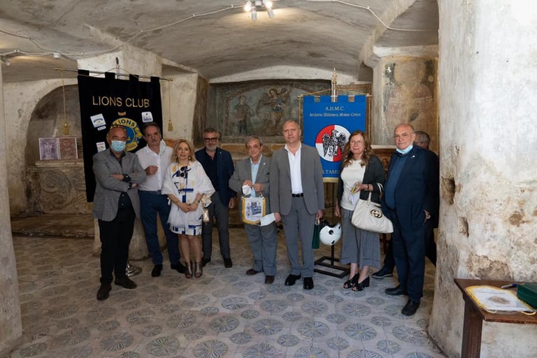 Sito storico di San Michele, illuminazione per le grotte