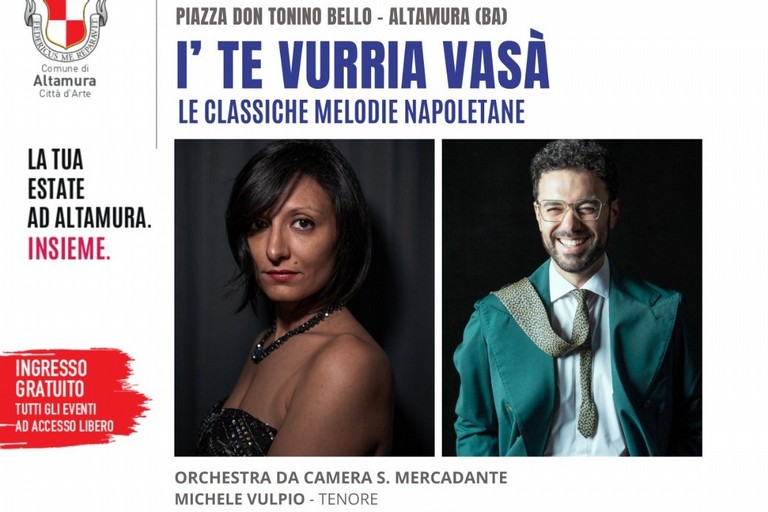 Altamura in scena 2026: Le classiche melodie napoletane - RINVIATO