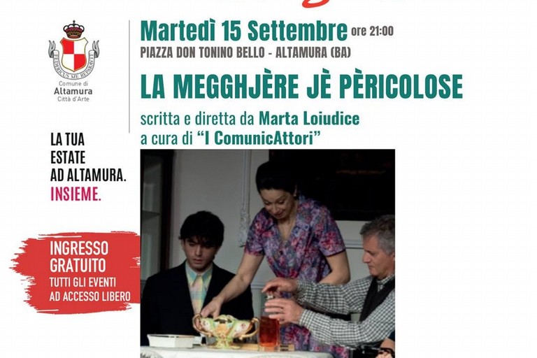 Altamura in scena 2026: "La mugliere jé pericolose" (I Comunicattori)