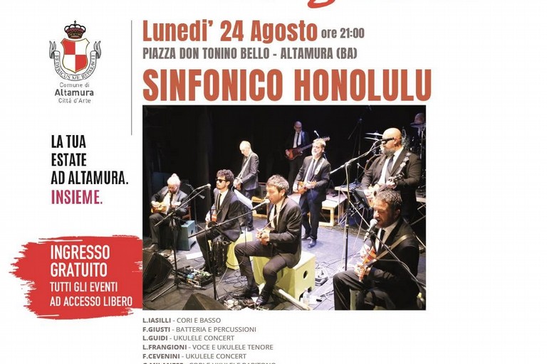 Altamura in scena 2026: Sinfonico Honolulu