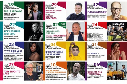 Presentata rassegna estiva, 15 spettacoli fino a settembre