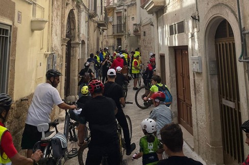 In bici nel centro storico