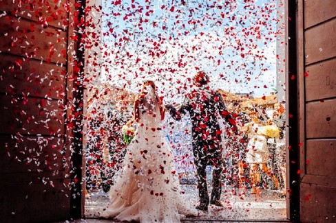 coriandoli per matrimoni