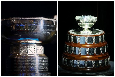 Tennis: la Coppa Davis e la Billie Jean King Cup esposte ad Altamura