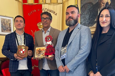 Delegazione dell'Ucraina ricevuta al Comune