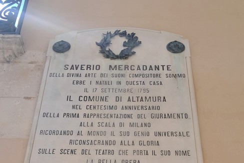 Mercadante: una giornata omaggio per 230 anni dalla nascita